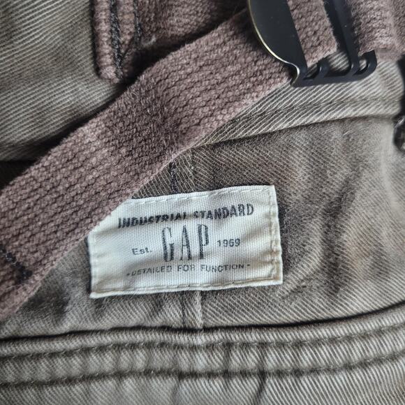 Vintage Gap Pants 34x30 Brown Cargo Parachute Industrial Workwear Utility Y2K - Picture 4 of 7